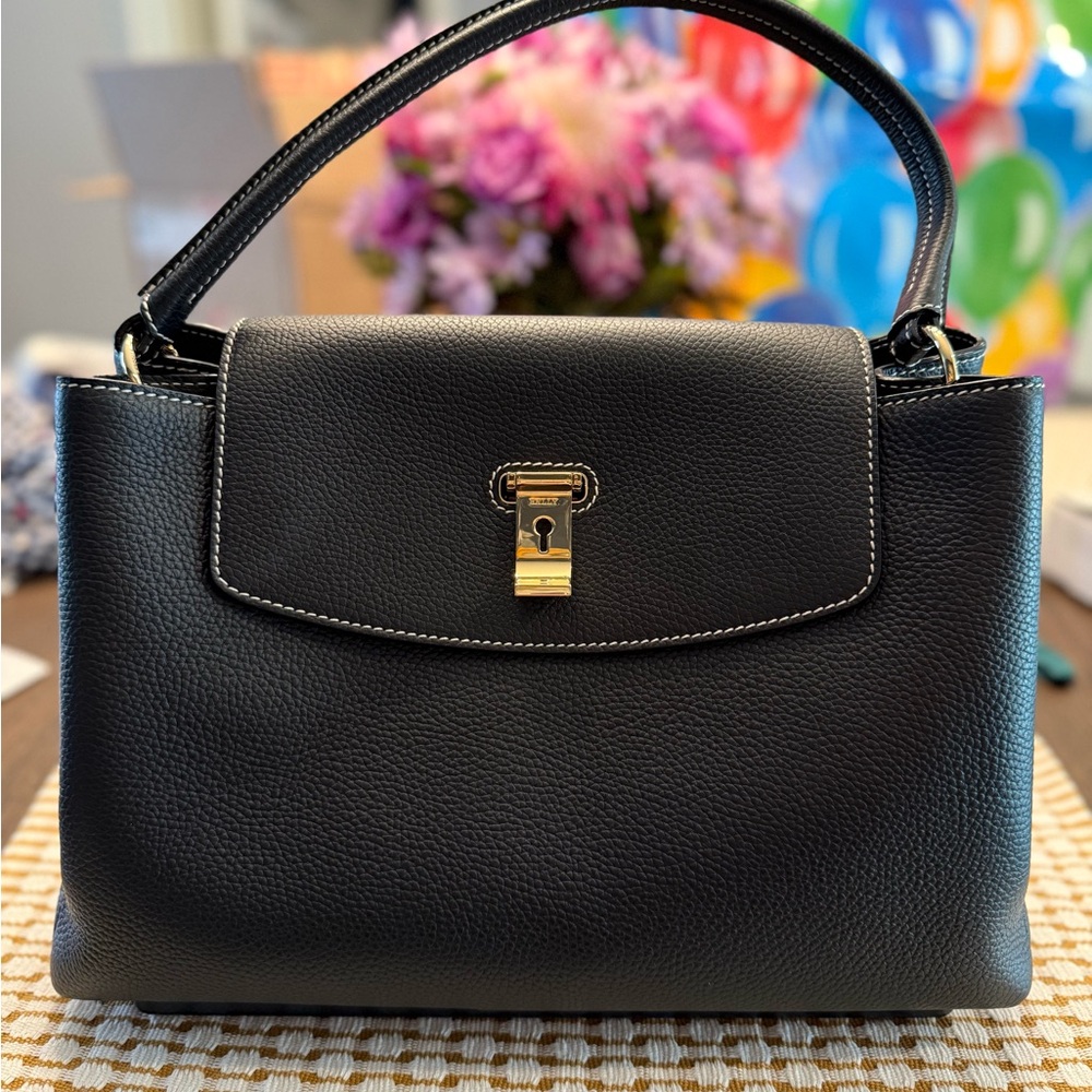 NWT Bally Black Leather Handbag